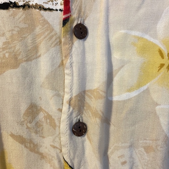 Steve & Barry’s Classic Hawaiian Classic Car Floral Button Down Shirt size XL - Picture 8 of 16